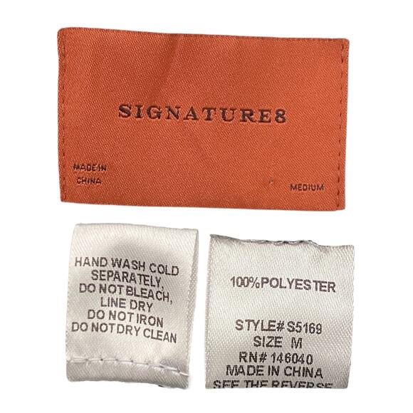 Signature 8 Women’s Ultra Suede Biker Type Jacket Light Blue Size Medium - Picture 6 of 6